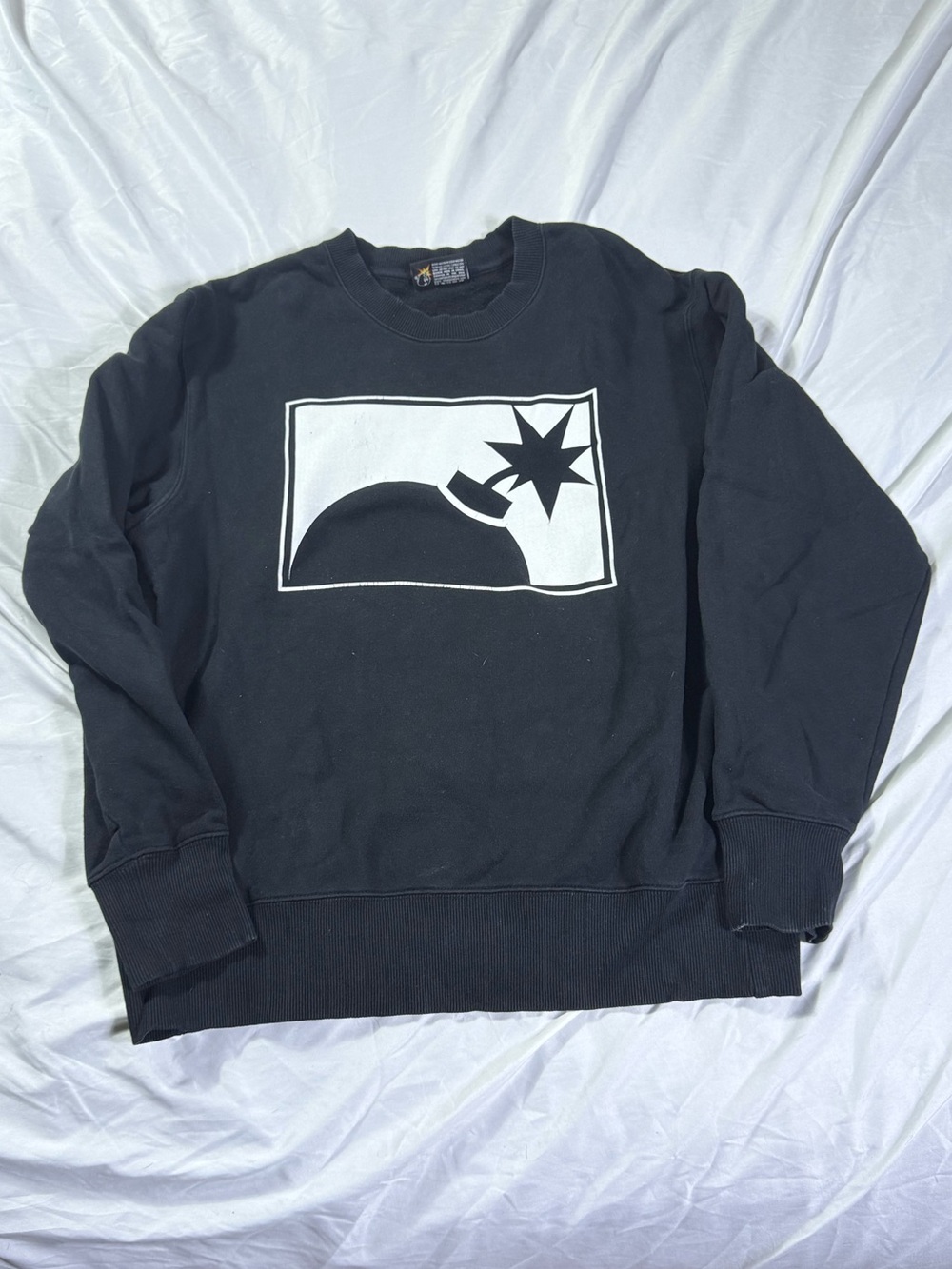 The Hundreds Medium Black Graphic Crewneck Sweatshirt - Men